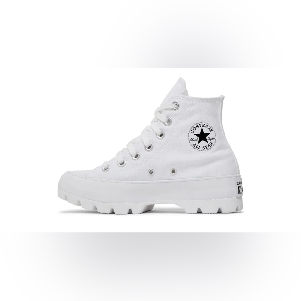 Converse Women's White High-Top Sneakers - Picture 2 of 3